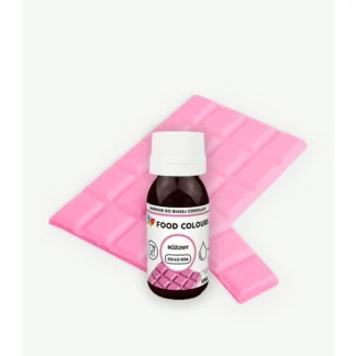 Jadalny barwnik olejowy Food Colours Różowy 18 ml – do czekolady i kremów