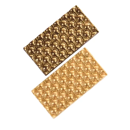 Jadalny Złoty barwnik w proszku rozpuszczalny w tłuszczach Modecor Pearled Powder Gold - tabliczki czekolady