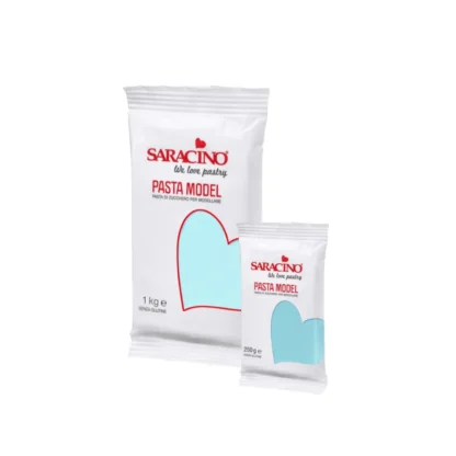 Masa cukrowa do modelowania - Saracino - Light Baby Blue - Jasnoniebieska