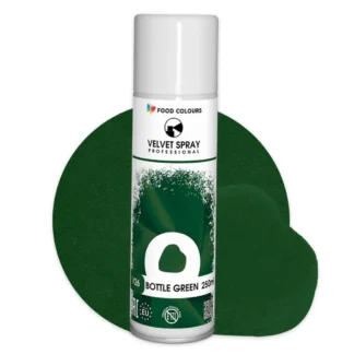 Zamsz w sprayu VELVET SPRAY PROFESSIONAL - Bottle Green 250 ml (butelkowa zieleń, bez E171)