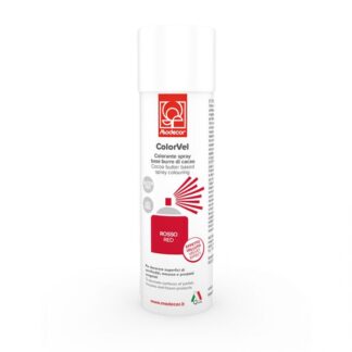 Zamsz w sprayu MODECOR Red, Czerwony AZO FREE (bez związków azowych) VELVET SPRAY 250 ml