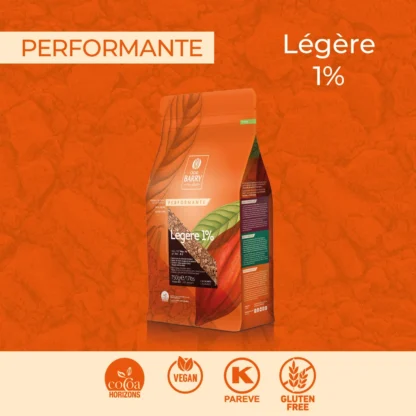 Kakao Légère 1% - Cacao Barry- 100% kakao - DCP-01LEGER-93B - 0,75 kg