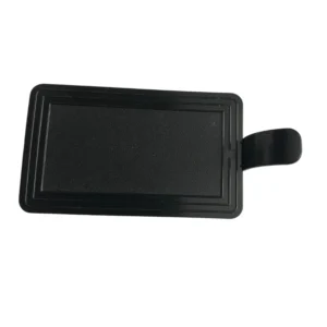 zdjęcie Plastikowa Bankietówka Podkładka pod monoporcje czarna prostokąt 10x6cm - 1 szt.
