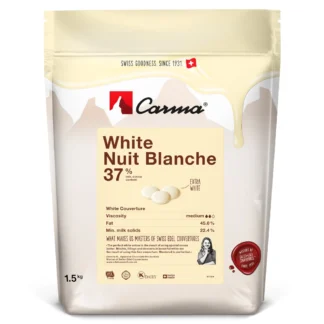 Szwajcarska Biała Czekolada White Nuit Blanche 37% CHW-N153NUBLE6-Z71 - 1,5kg - Carma