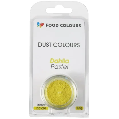 Żółty Barwnik pastelowy w proszku Dahlia - Food Colours - 2,5g