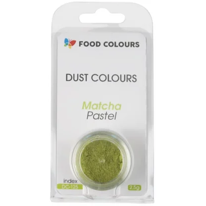 Zielony Barwnik pastelowy w proszku Matcha - Food Colours - 2,5g