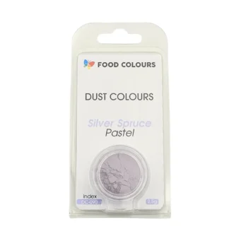 Srebrny Barwnik pastelowy w proszku Silver Spruce - Food Colours - 2,5g