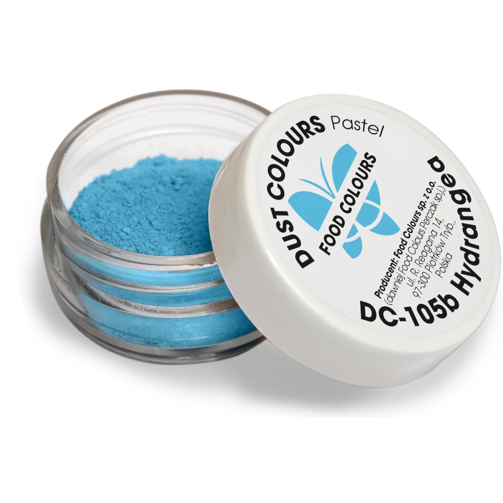 Turkusowy Barwnik pastelowy w proszku Hydrangea PASTEL - Food Colours - 2,5g