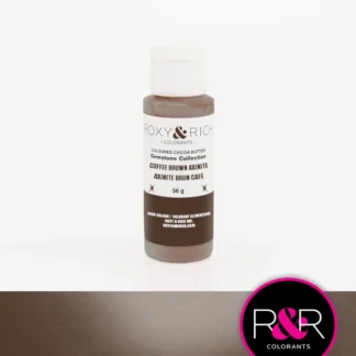 Mieniący się brązowy barwnik do czekolady na bazie masła kakaowego Roxy & Rich Gemstone - Coffee Brown Axinite 56g