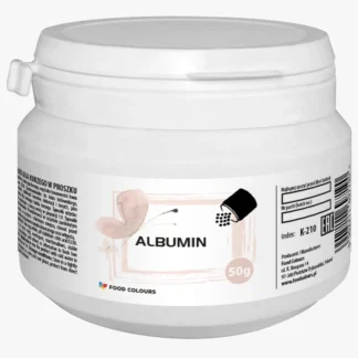 Albumina, białko w proszku, zamiennik białka świeżego - 50 g - Food Colours K-210
