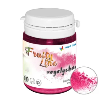 Naturalny barwnik w proszku Fruity Line by Food Colours - Różowy - Vegelychee - 20g