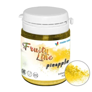 Naturalny barwnik w proszku Fruity Line by Food Colours - Żółty Pineapple - 20g