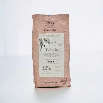 Czekolada hiszpańska biała Ibercacao - Toledo - 32% kakao, płynność: 4/5 - 1kg
