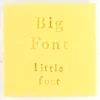 Stemple Alfabet na tort Fun Fonts mały rozmiar - zestaw 66 szt. - PME - Kolekcja 2 - Babeczki i Ciastka FF57