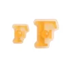 Stemple Alfabet na tort Fun Fonts mały rozmiar - zestaw 66 szt. - PME - Kolekcja 2 - Babeczki i Ciastka FF57