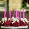 Plastikowe Patyczki do cake popsów, lizaków - Różowe - 24 szt.