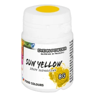 barwnik w proszku słoneczny żółty 8 gramów