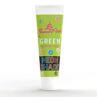 Neonowy Barwnik spożywczy w żelu Sweet Art Green Neon Shade - Zielony (30g)