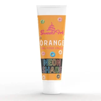 Neonowy Barwnik spożywczy w żelu Sweet Art Orange Neon Shade - Pomarańczowy (30g)