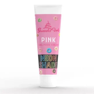 Neonowy Barwnik spożywczy w żelu Sweet Art Pink Neon Shade - Różowy (30g)