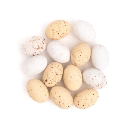 Cukrowe Jajka Wielkanocne Small Natural Eggs - 125 g - Słodki Bufet