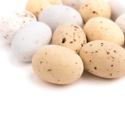 Cukrowe Jajka Wielkanocne Small Natural Eggs - 125 g - Słodki Bufet