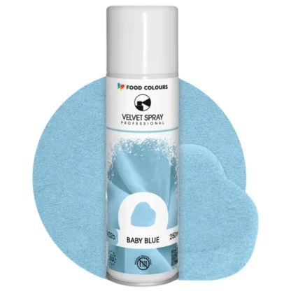 Zamsz w sprayu VELVET SPRAY PROFESSIONAL - Baby Blue 250 ml (błękitny, bez E171)