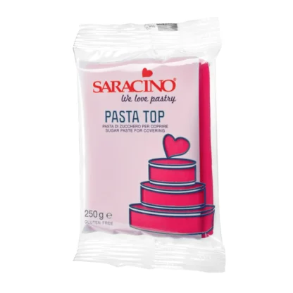 Masa cukrowa Saracino do obkładania TOP PASTE Fuchsia - Fuksja 250 g