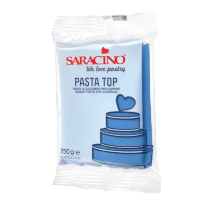 Masa cukrowa Saracino do obkładania TOP PASTE Blue - Niebieska 250 g