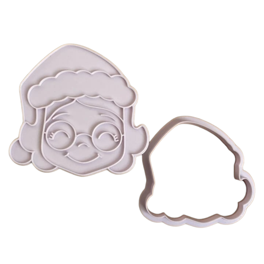 Wykrawaczka + Stempel Pani Mikołajowa - FloWerka