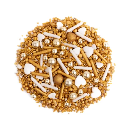 Cukrowa Posypka Glimmer Gold - 90g - Słodki Bufet