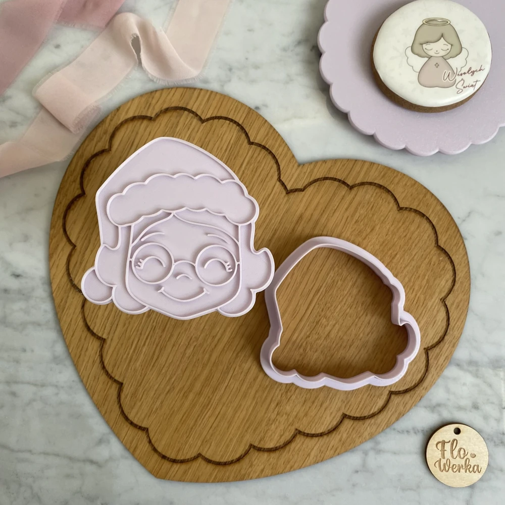 Wykrawaczka + Stempel Pani Mikołajowa - FloWerka