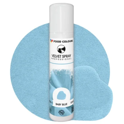 Zamsz w sprayu VELVET SPRAY PROFESSIONAL - Baby Blue 100 ml (błękitny, bez E171)