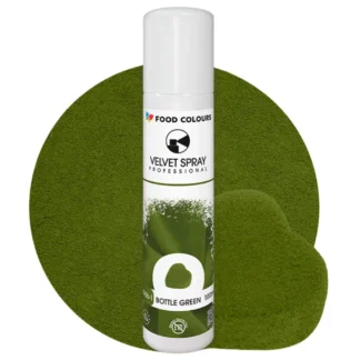 Zamsz w sprayu VELVET SPRAY PROFESSIONAL - Bottle Green 100 ml (butelkowa zieleń, bez E171)
