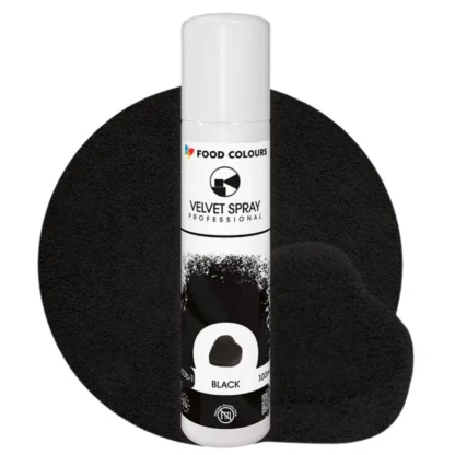 Zamsz w sprayu VELVET SPRAY PROFESSIONAL - Black 100 ml (czarny, bez E171)