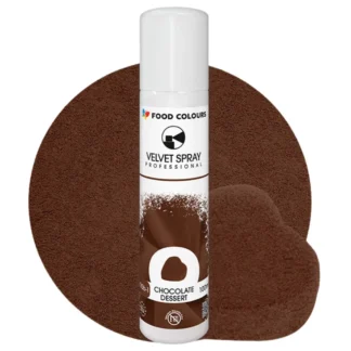 Zamsz w sprayu VELVET SPRAY PROFESSIONAL - Chocolate Dessert 100 ml (czekoladowy brąz, bez E171)