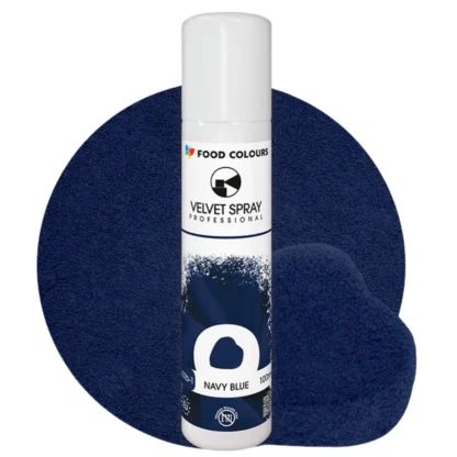 Zamsz w sprayu VELVET SPRAY PROFESSIONAL - Navy Blue 100 ml (granatowy, bez E171)