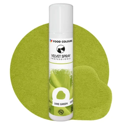 Zamsz w sprayu VELVET SPRAY PROFESSIONAL - Lime Green 100 ml (limonkowy zielony, bez E171)