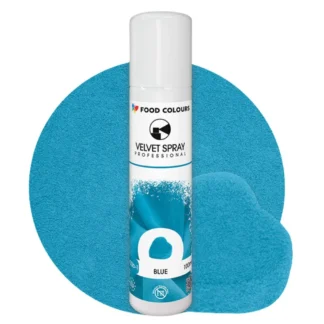 Zamsz w sprayu VELVET SPRAY PROFESSIONAL - Blue 100 ml (niebieski, bez E171)