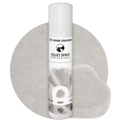 Zamsz w sprayu VELVET SPRAY PROFESSIONAL - Grey 100 ml (szary, bez E171)