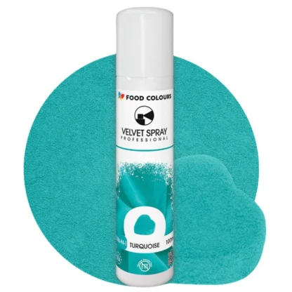 Zamsz w sprayu VELVET SPRAY PROFESSIONAL - Turquoise 100 ml (turkusowy, bez E171)