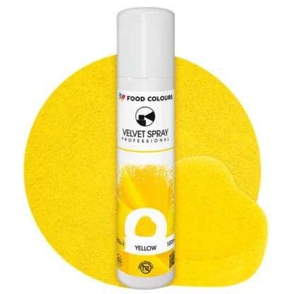Zamsz w sprayu VELVET SPRAY PROFESSIONAL - Yellow 100 ml (żółty, bez E171)