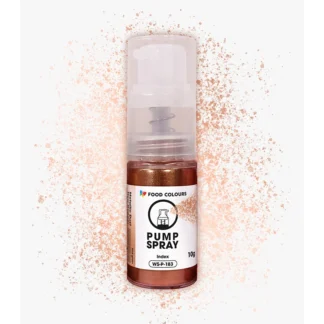 Barwnik w proszku z pompką polskiej firmy FOOD COLOURS - NEW COPPER 10 g