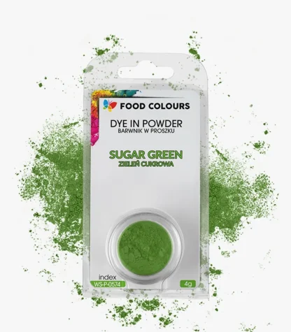 Barwnik w proszku Zielony Cukrowy Food Colours WS-P-0574 - 4g