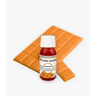 Jadalny barwnik olejowy polskiej produkcji - Food Colours - Orange - Pomarańczowy - 18ml