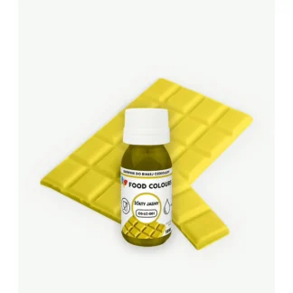 Jadalny barwnik olejowy Food Colours Żółty Jasny 18 ml – do czekolady i kremów