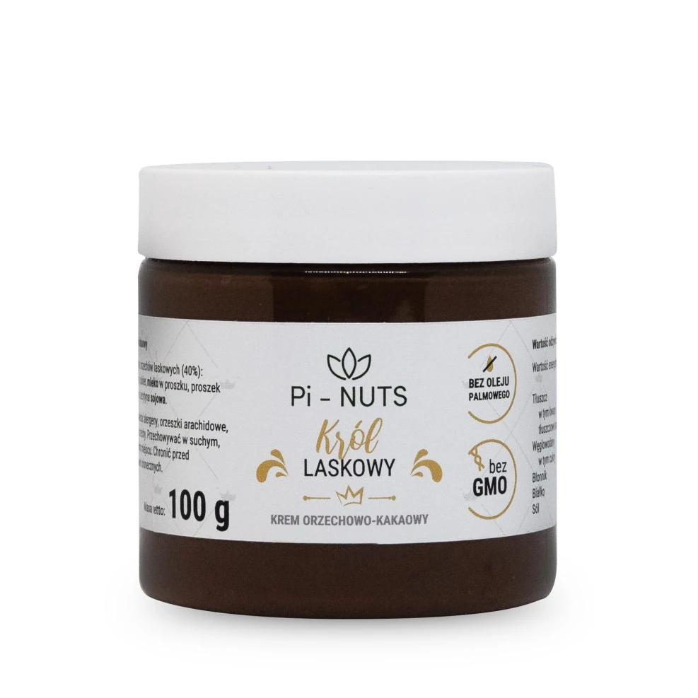Krem z Orzechów Laskowych Król Laskowy – Pi-NUTS