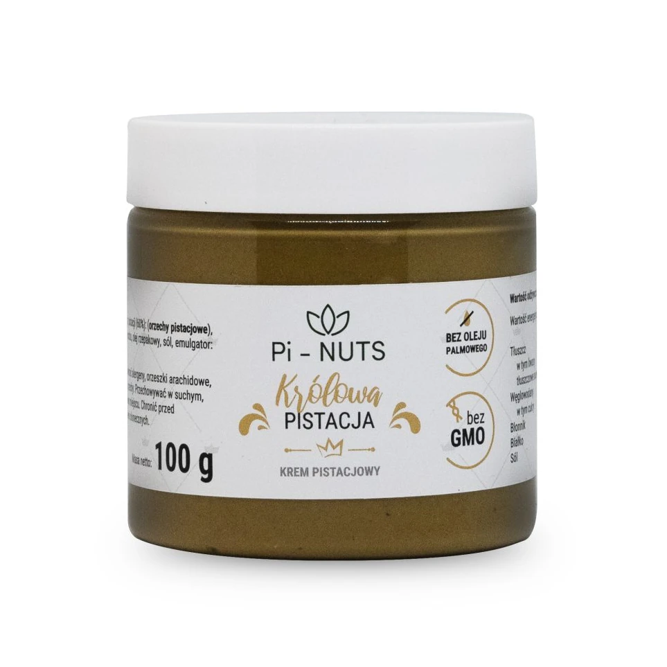 Krem Pistacjowy Królowa Pistacja 100 g – Pi-NUTS