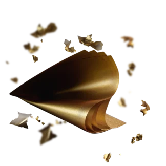 15 listków złotej folii Golden touch – jadalna dekoracja tortów, ciastek i słodkich stołów