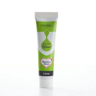 Rainbow Dust ProGel® Lime Green, Limonkowy – intensywny kolor, który zmienia każde słodkie dzieło